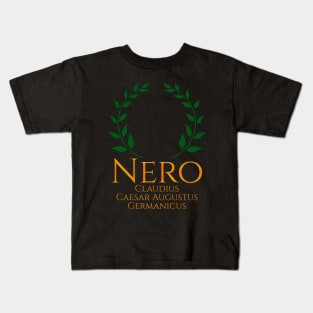 Ancient Roman Emperor Nero Imperial History Of Rome Kids T-Shirt